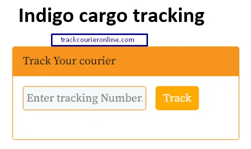 Indigo cargo tracking by the AWB number